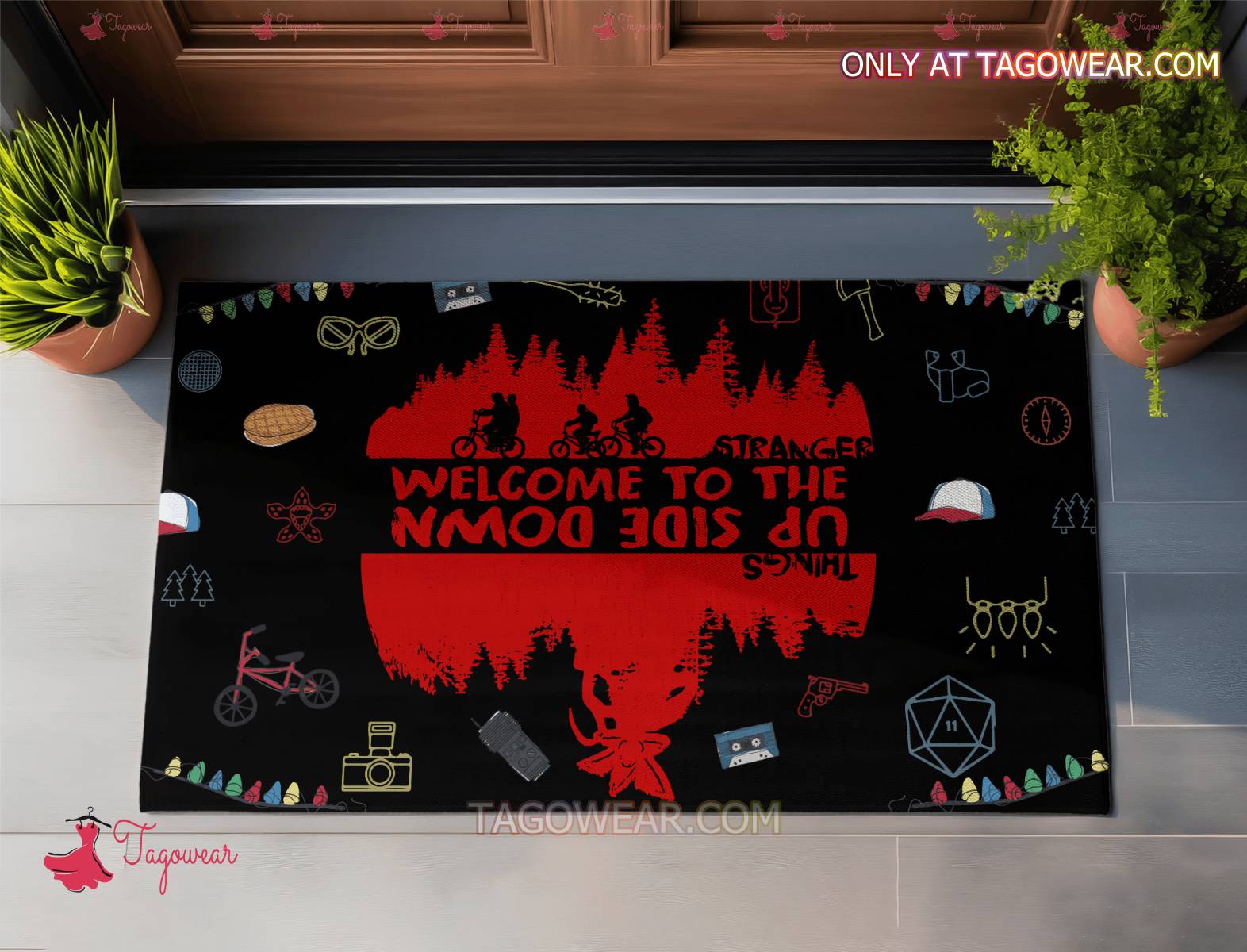 Stranger Things Welcome To The Up Side Down Doormat