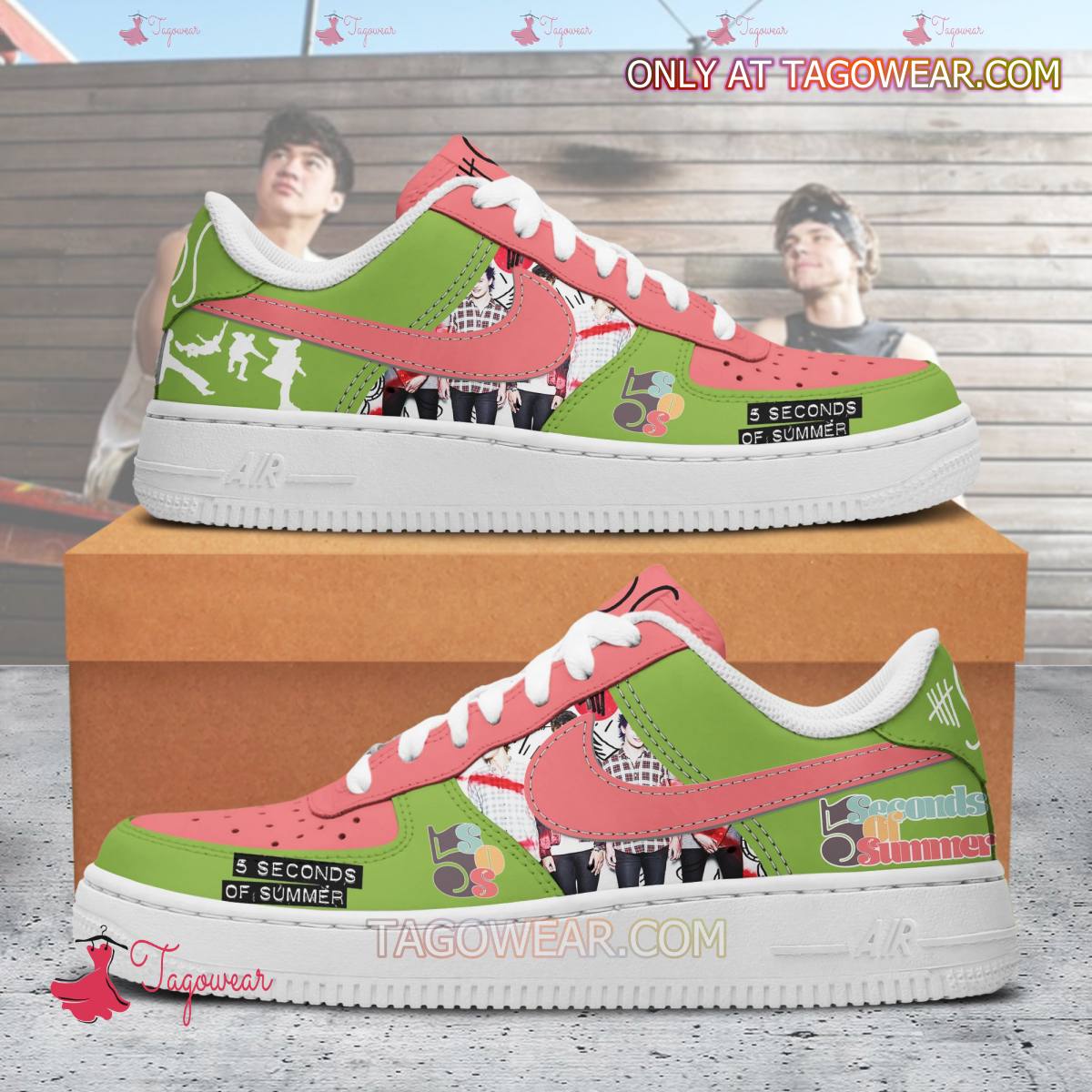 5 Seconds Of Summer Air Force Shoes