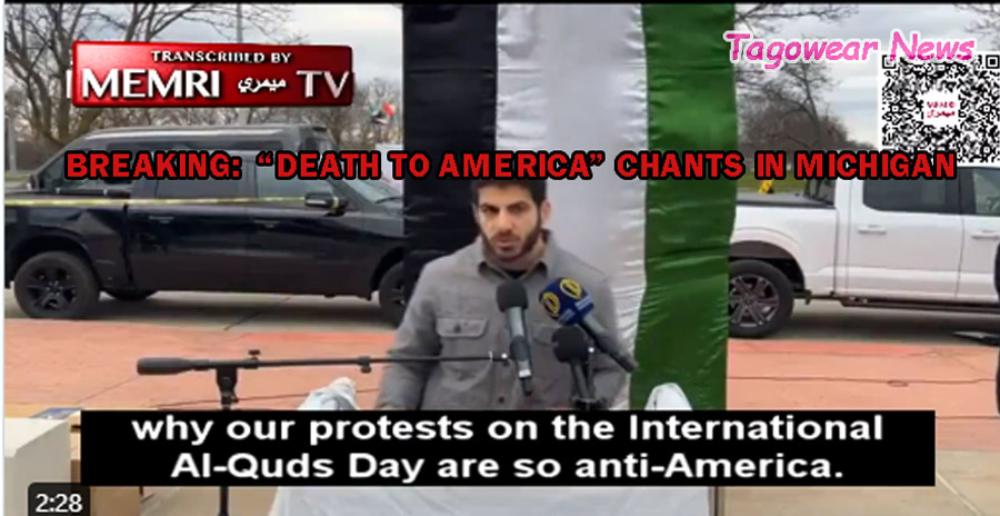 BREAKING-“Death-to-America”-chants-in-Michigan