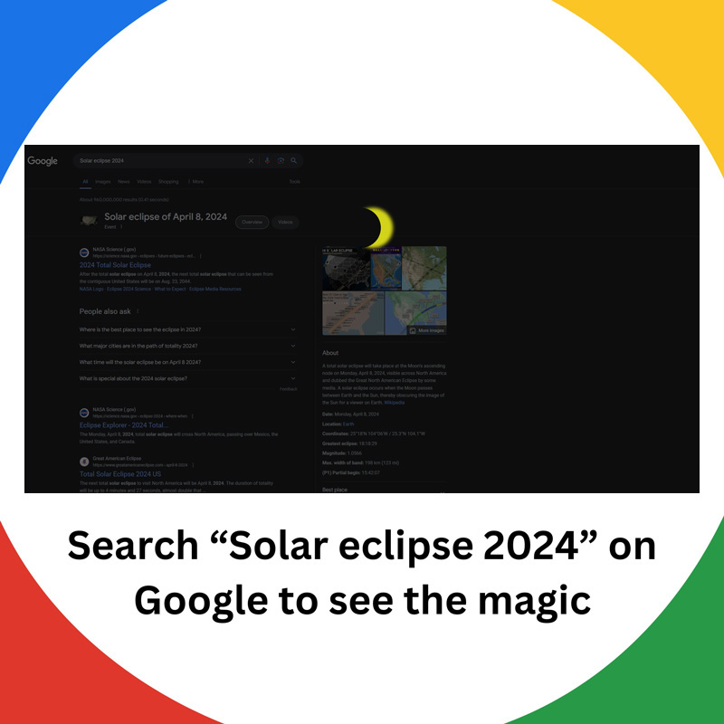 Experience the Total Solar Eclipse on Your Screen with Google: Here's How to Witness It