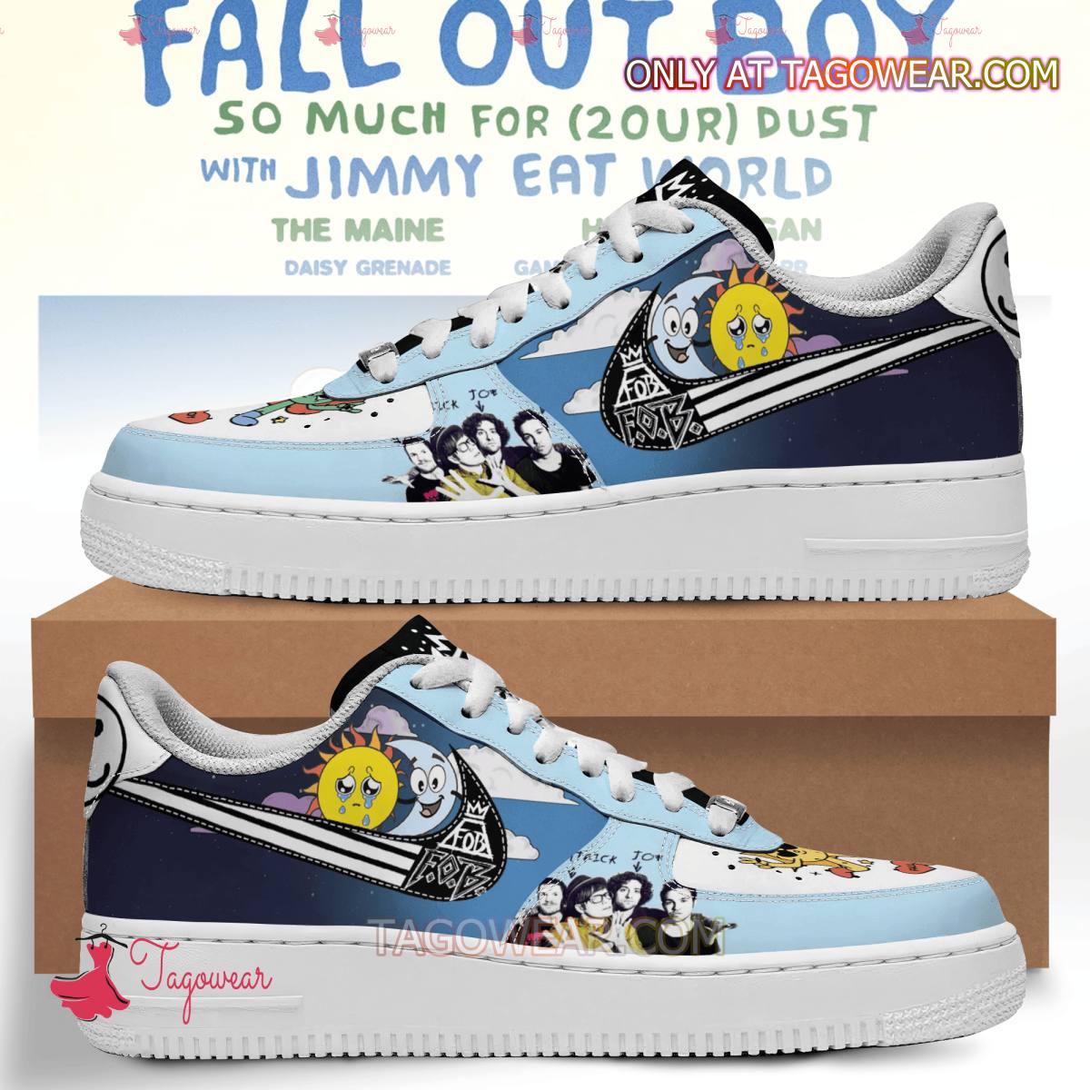 Fall Out Boy Announces So Much For (2our) Dust Air Force Shoes