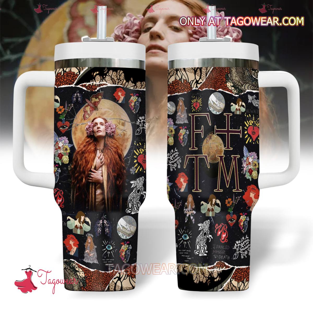 Florence And The Machine 40oz Tumbler With Handle