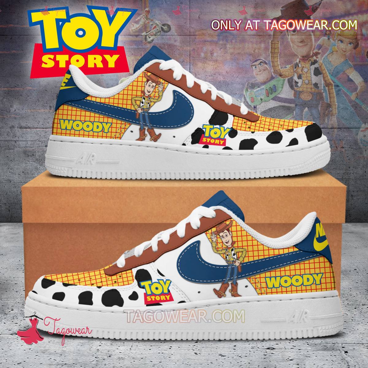 Toy Story Woody Air Force Shoes