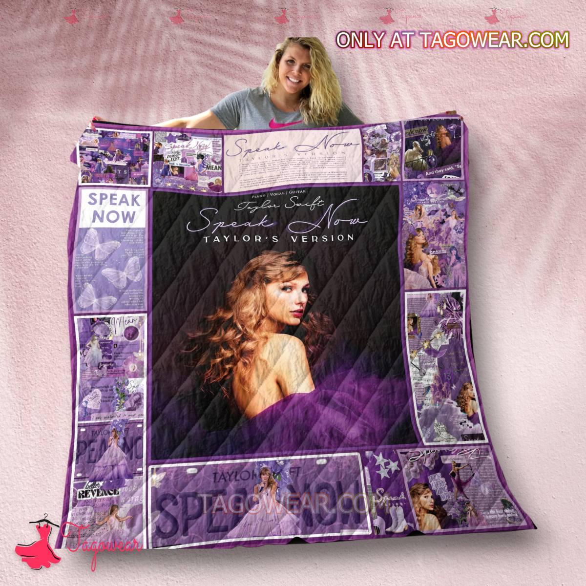 Taylor Swift Speak Now Album Taylor's Version Blanket