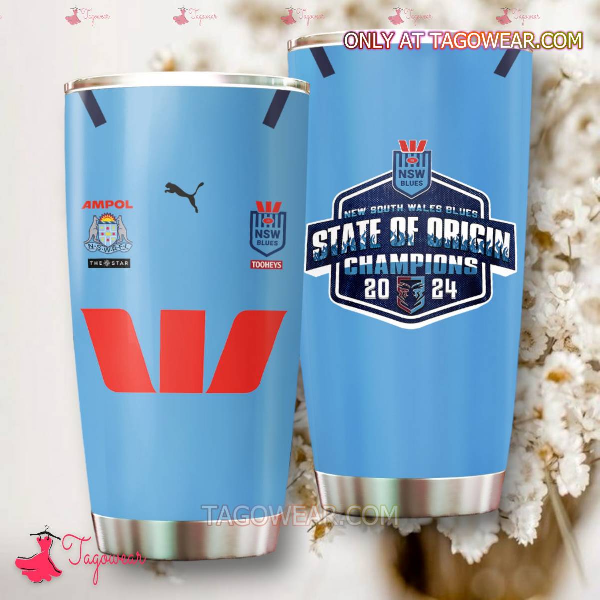 New South Wales Blues State Of Origin Champions 2024 Tumbler