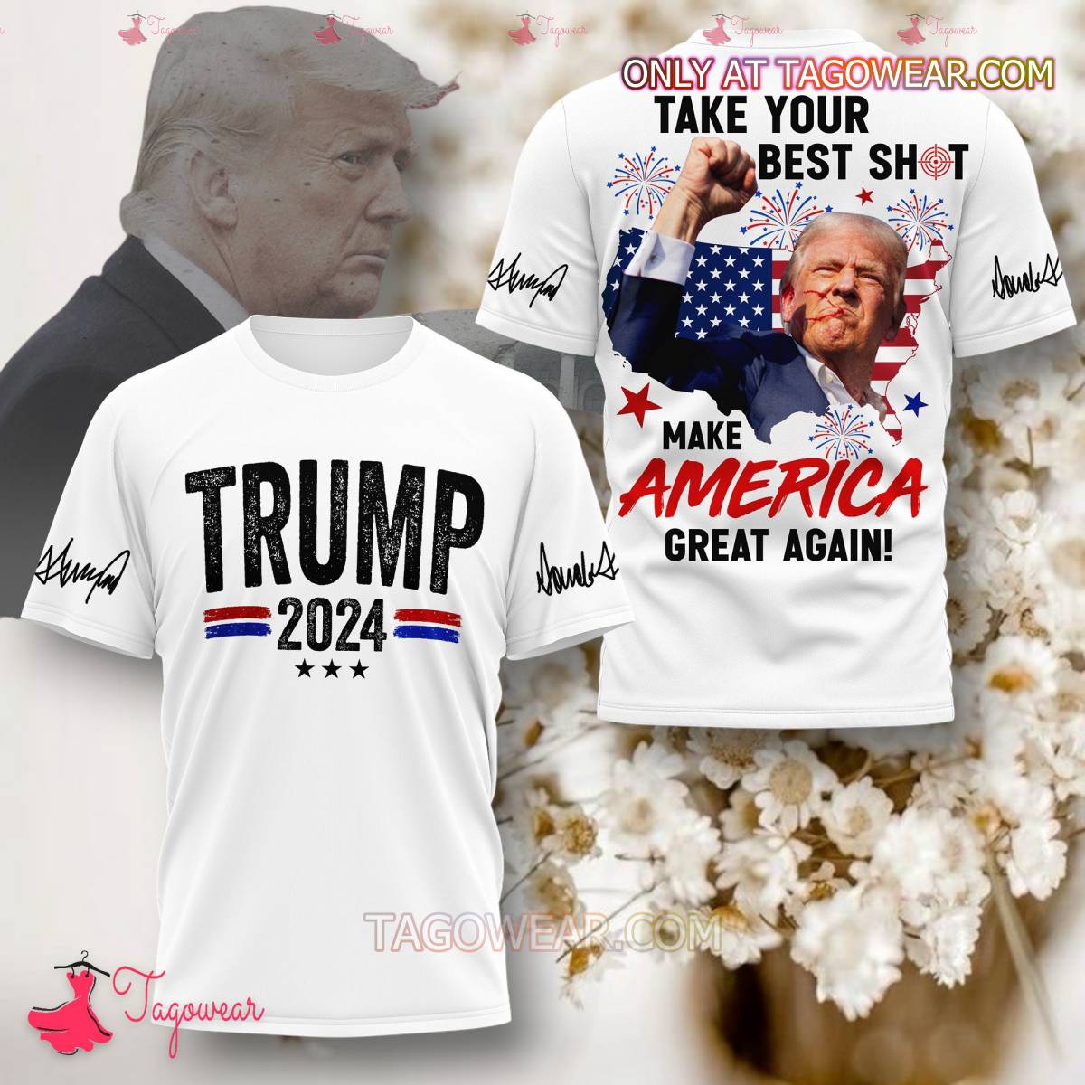 Trump 2024 Take Your Best Shot Make America Great Again Shirt