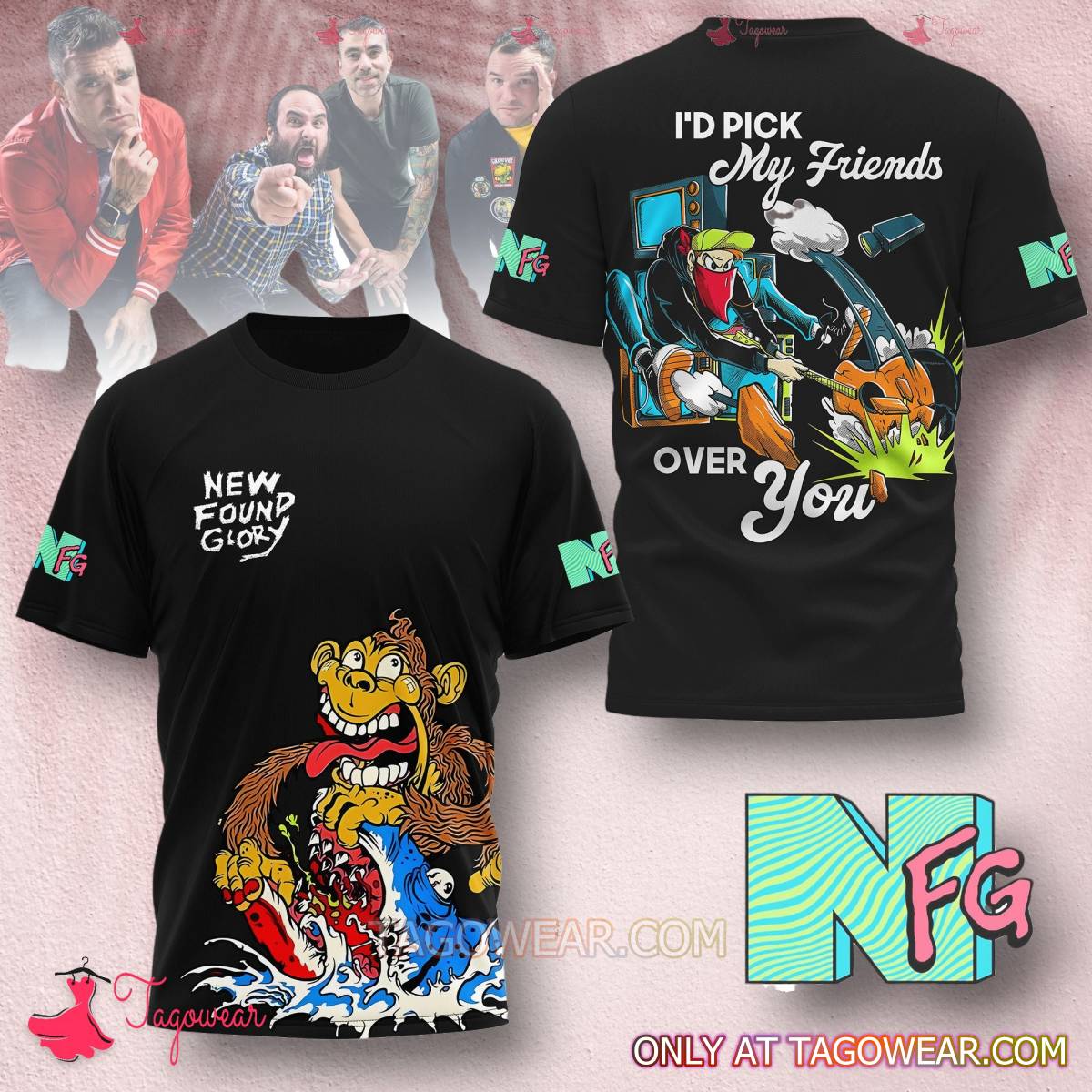 New Found Glory I'd Pick My Friends Over You Shirt