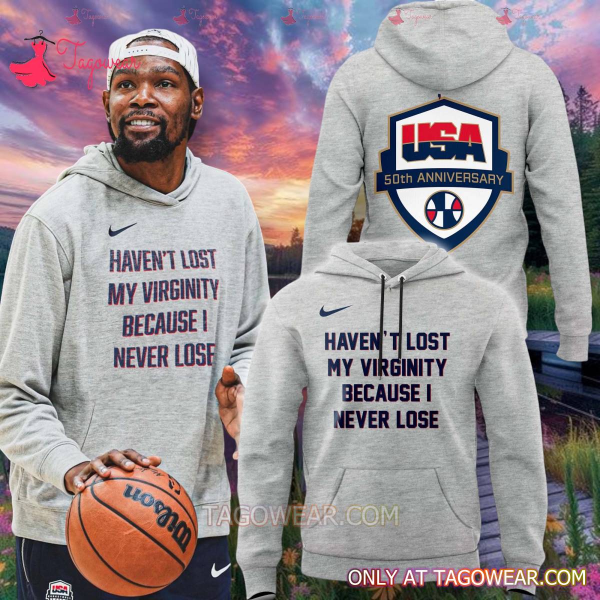 Usa Team Haven't Lost My Virginity Because I Never Lose Hoodie